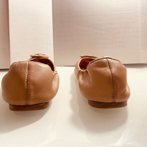 Sam Edelman Tan Leather Soft Comfy Business/ Casual Everyday Ballet Flats SZ 9M - Picture 4 of 10